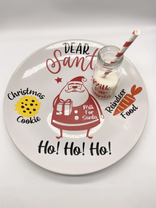 Christmas-themed plate