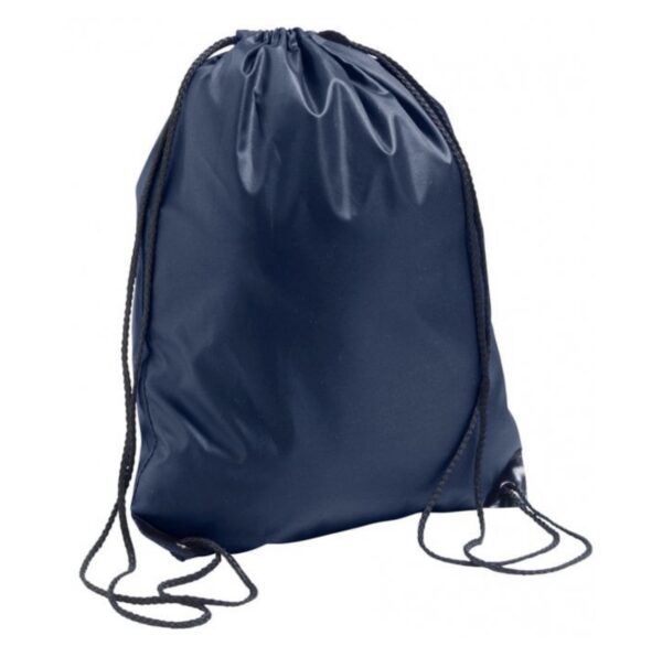 a navy-blue gym bag