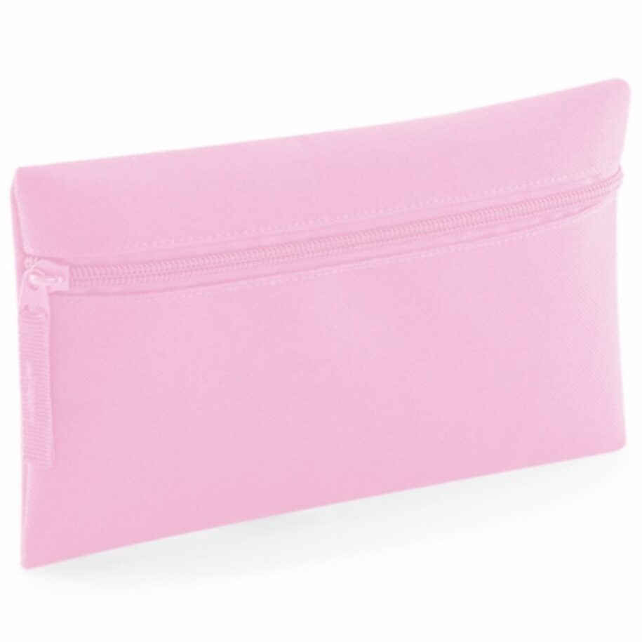 a pink pencil case